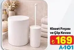 KLOZET FIRÇASI VE ÇÖP KOVASI fiyat ve kampanya bilgisi